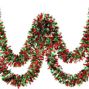 زينة عيد الميلاد الجديدة الرائجة عبر الحدود، شريط صوف مشفر أحمر وأخضر بطول 2 متر لتزيين الحفلات - Product Image 4