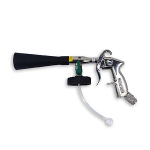 Pistolet de nettoyage à air à effet tornade 2 en 1 Souffle la poussière et pulvérise de la mousse avec roulement rotatif pour le détail et le séchage de l'intérieur des voitures - Product Image 2