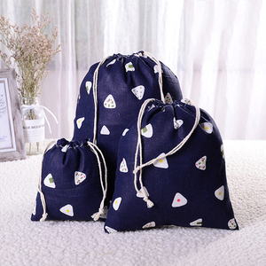 Sac en toile de coton pliable, réutilisable, imprimé avec logo personnalisé, mignon, pour emballage cadeau, promotion économique, recyclé - Product Image 6