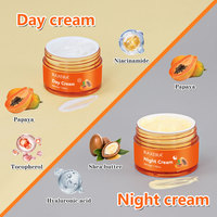 Papaya Gündüz ve Gece Kremi Melazmayı Giderir Koyu Çil Lekelerini Azaltır Yüz Papaya Kremi Niacinamide Cilt Beyazlatıcı Krem