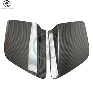 Rejillas de Ventilación Laterales de Fibra de Carbono Seca con Acabado Brillante y Tejido Twill Estilo Performance para Audi R8 2016-2018, Rejillas de Ventilación para Puertas Traseras, Piezas de Kits de Carrocería para Carreras - Product Image 5