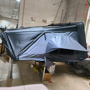 Tente de Toit Latérale Pliante XL Double Coque Rigide en Aluminium pour 4 Personnes, Ouverture Latérale, Hybride, avec Porte-Bagages, Modèle 2025 - Product Image 2