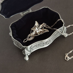 Plata esterlina 925 Arwen collar de moda de hadas princesa estrella de Crepúsculo collar de las mujeres accesorios para cadena de suéter