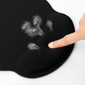 Alfombrilla de ratón de muñeca confeccionada para oficina en casa con espuma viscoelástica y parte inferior de goma, reposamanos para <span class=keywords><strong>teclado</strong></span> de PU - Product Image 5
