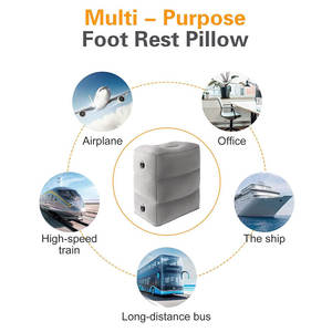 Oreiller de jambe <span class=keywords><strong>gonflable</strong></span> réglable pour pieds, 1 pièce, à gonfler rapide, lit d'<span class=keywords><strong>avion</strong></span>, pour les tout-petits - Product Image 6