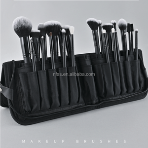 Bk du lịch Kích thước số 1 brochas de maquillaje OEM chất lượng tốt cao cấp PRO 10 12 15 18 20 22 24 27 pcs taklon trang điểm bàn chải Bộ - Product Image 6