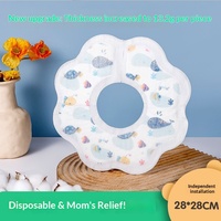 Bavoirs jetables en coton Mu Chun anti-régurgitation avec protection du cou à 360 degrés pour nouveau-nés – Articles de puériculture