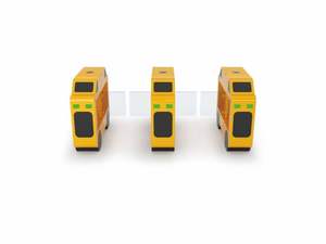 Tourniquet de barrière d'aileron d'acier inoxydable de fabricant de Karsun avec la porte de tourniquet de système de contrôle d'accès de RFID pour le gymnase et l'école - Product Image 2