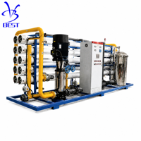 Système de traitement d'eau par osmose inverse 50 T/H 50000 LPH, système de traitement RO industriel pour l'industrie électronique, eau ultrapure