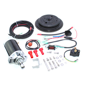 Yamaha Outboard Motor <b>Electric</b> Start <b>Kit</b> 66T-81800-01 Flywheel For 2 Stroke 40 Hp - Product Image 1
