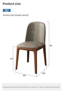 <span class=keywords><strong>Sillas</strong></span> de Comedor de Estilo Nórdico <span class=keywords><strong>para</strong></span> Hotel, Marca DISHI OEM, Muebles de Buena Calidad con Patas de Madera y Cuero, Precio <span class=keywords><strong>para</strong></span> Restaurantes y Hoteles - Product Image 5