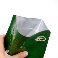 Driezijdig gesealde voedselzak van aluminiumfolie, theezakje, koffiepoederzakje, op maat bedrukt ziplock verpakkingszakje voor snacks