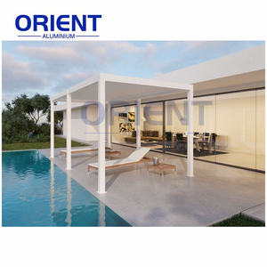 <span class=keywords><strong>Pergola</strong></span> <span class=keywords><strong>à</strong></span> persiennes en aluminium de qualité commerciale persiennes réglables toit <span class=keywords><strong>à</strong></span> persiennes en aluminium motorisé <span class=keywords><strong>prix</strong></span> par ensemble - Product Image 3