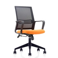 Chaise de bureau pivotante ergonomique en plastique, vente en gros d'usine, chaise de direction à prix abordable