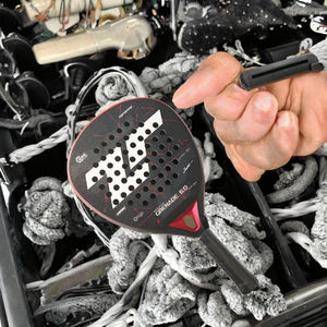 Raquette de tennis personnalisée DUMO 4013 en fibre de carbone, fabrication OEM directe pour l'entraînement junior, 27x25cm, 95-100g - Product Image 3