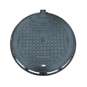 Couvre-citerne <span class=keywords><strong>septique</strong></span> en fer C250 En124, couvre-puits d'eau, couvre-trappe articulé avec verrouillage à vis, noir, durable - Product Image 1