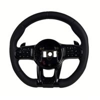 Volant en cuir noir complet pour Mercedes AMG Volant W176 W205 W212 W222 W463 W464 W205 W44 W204 W218 E63 S450 C300