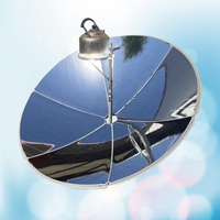 SANWEI Hebei Chine – Four solaire parabolique 150 cm 1800 W en acier au carbone, type parapluie 1100, écologique, aluminisé sous vide