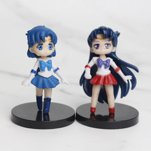 Figuras de Sailor Moon, Set de 6 unidades de figuras de PVC de Sailor Moon, personajes de dibujos animados de Sailor Moon - Product Image 2