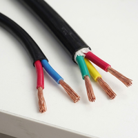 Câbles électriques multiconducteurs flexibles en cuivre toronné, isolés en PVC, 3 conducteurs, 1,5 mm, 2,5 mm, 4 mm, 6 mm, câble RVV