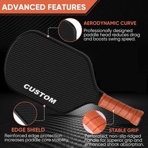USAPA Approved Custom Logo Pickle ball <span class=keywords><strong>Paddle</strong></span> T700 Beliebtes Design in Kohle faser Angemessene Preise mit Personal isierungs funktionen - Product Image 3