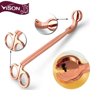 2020 Best Seller High Quality Rose Gold <strong>Wick</strong> Scissors <strong>Candle</strong> Tools <strong>Wick</strong> <strong>Trimmer</strong> - Product Image 2