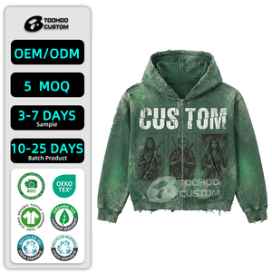เสื้อฮู้ดดี้สั่งทำแบบขายส่ง 450GSM ผ้าหนานุ่ม ทรงบ็อกซี่ สไตล์สตรีทแวร์ผู้ชาย ลุควินเทจ ซักนุ่ม ทรงโอเวอร์ไซส์ ผ้าคอตตอนสำหรับงานซับลิเมชั่น - Product Image 1
