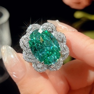 Hig Quality Eco-friendly Copper Bird Nest Cut 13*18/10*12mm Green Zircon Elegant Women Jewelry <b>Sets</b> for Refined Looks - Product Image 4