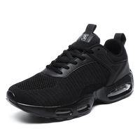 Nouvelles chaussures de sport pour homme, zapatillas de tenis pour homme, blanches, en tricot, légères, grande taille 46, prix bas, fabrication en usine
