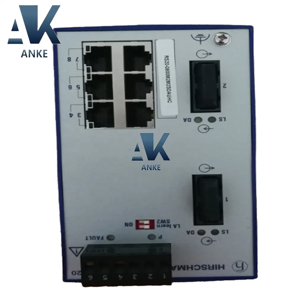 Hirschmann RS20-0800M2M2SDAUHH/HC 8 porte non gestite interruttore industriale Ethernet veloce