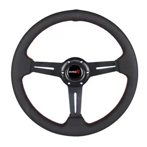 Auto Modified Parts Quick Release Pvc Material Classic Universal Black Car Steering Wheel