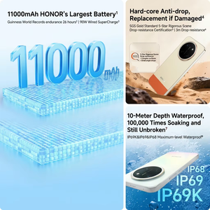 Smartphone Honor X80 Pro Max 5G |   Batterie 11000mAh |   Écran 10000 nits 1,5K 120 Hz |   Snapdragon 6 Gen 5 |   Étanche IP68 |   90W F - Product Image 6