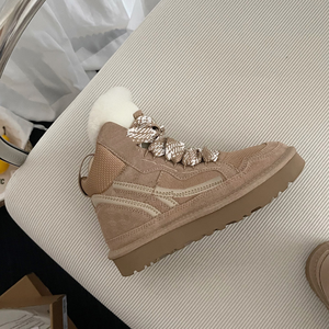 流行女式舒适休闲雪地靴及踝靴冬季鞋运动鞋防滑轻质 EVA 中底毛皮衬里 - Product Image 6