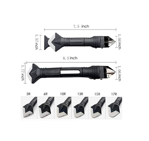 Afwerkingsgereedschapset Voor Het Afwerken Van Kits, <span class=keywords><strong>3</strong></span> In <span class=keywords><strong>1</strong></span> Siliconen Kitgereedschap Kit Kit Grout Verwijderaar Schraper Siliconen Afwerkingsgereedschap - Product Image 3