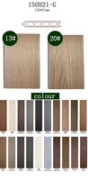 Panneaux de clôture en composite bois-plastique WPC pour l'aménagement paysager, 6 pieds, sans fissures, imperméables, anti-UV, pour la sécurité de la cour, la confidentialité