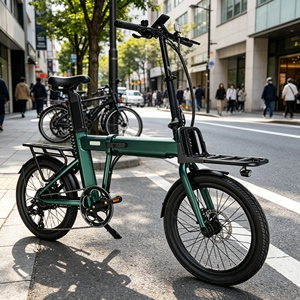 Hot Sale <strong>Electric</strong> <strong>Folding</strong> <strong>Bike</strong> Long Range Ebike <strong>Electric</strong> <strong>Bike</strong> <strong>with</strong> <strong>Large</strong> Battery for Long Distance City Travel - Product Image 2