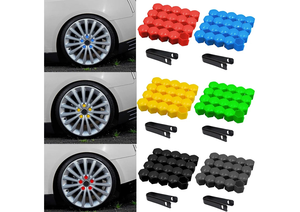 <span class=keywords><strong>Cache</strong></span>-écrous décoratifs en <span class=keywords><strong>plastique</strong></span> pour roues de 17 mm, 19 mm, 21 mm, pièces General Motors, protection des écrous de moyeu de roue - Product Image 4