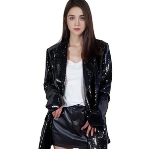 Nuevo Abrigo de Lentejuelas de Moda para Mujer, Traje Casual para Fiesta - Product Image 2