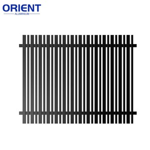 Cao cấp thương mại lớp hàng rào Nhôm hàng rào kim loại hàng rào Bảng điều chỉnh cho an ninh tài sản và ranh giới định nghĩa - Product Image 5