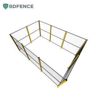 Clôture de protection anti-corrosion <span class=keywords><strong>pour</strong></span> robot, en maille métallique galvanisée, longue durée de vie <span class=keywords><strong>pour</strong></span> une utilisation 24h/24 et 7j/7 dans les ateliers de robots industriels - Product Image 1
