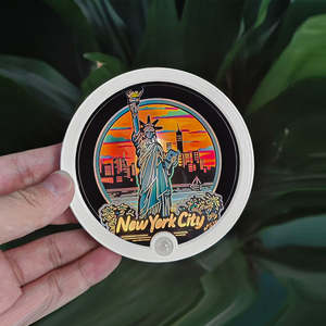 Décoration de réfrigérateur personnalisée, découpe de papier, découpe de papier 3D, veilleuse LED, aimant de réfrigérateur pour décoration, Statue de <span class=keywords><strong>la</strong></span> Liberté - Product Image 1