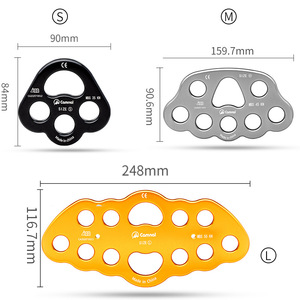 Separador de Cuerdas Camnal de 3 Orificios, Tamaño S, Mbs 35 Kn, Equipo de Escalada - Product Image 5
