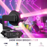 Luz de cabeza móvil LED de 6 ojos con rotación infinita, efecto beam wash, control DMX512, estroboscópico de 0-20Hz para escenarios, discotecas y creación de ambiente
