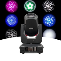 QSE Lighting 380W 20R Beam RGBW LED Wash 3-en-1 Moving Head Light Ra80 Aluminium DMX512 Contrôle Dimmable pour Clubs de Nuit et Soirées DJ