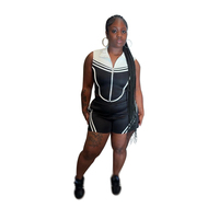   Nouvelle Collection 2026 – Ensemble Deux Pièces Décontracté et Tendance pour Femme : Personnalisation du Logo, Sans Manches, Idéal Fitness et Mode Sexy