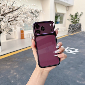 เคสโทรศัพท์มือถือแบบกันกระแทก สีสันสดใส ผลิตจากวัสดุ TPU PC  แบบไล่เฉดสี  เคลือบด้าน  สำหรับ iPhone 18 17 ProMax 14 15 16 Plus ฝาหลัง - Product Image 4