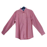 Kemeja Kasual Pria Terbaru Trendi Motif Kotak-kotak Kerah V-neck Lengan Panjang Bahan Bernapas Ramah Lingkungan Anti Kusut Cepat Kering