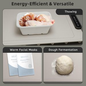 <b>Folding</b> Storage Square Silicone Warm Board Portable <b>Small</b> Family Dining <b>Table</b> With Adjustable Temperature Coil Heating Silicone - Product Image 5