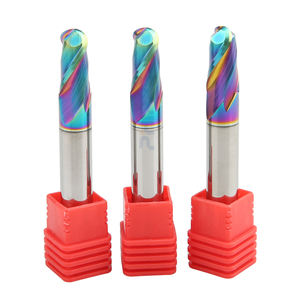 เครื่องกัดโลหะทรงกลมขนาด5มม. 3มม. 8มม. DLC ดอกกัดแบบมืออาชีพ - Product Image 1