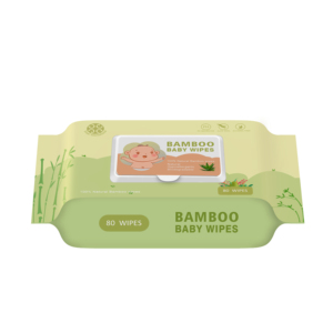 Lingettes d'eau en bambou biologique, formule naturelle, lingettes pour bébé, lingettes biodégradables, usine - Product Image 6